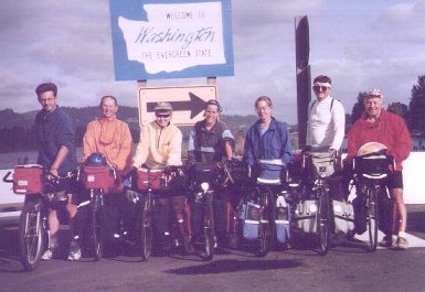 Archival photograph from Sound to Sea with Adventure Cycling