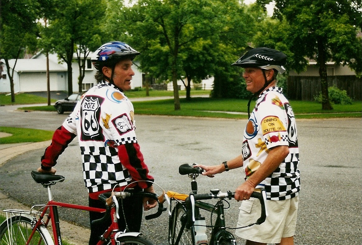 We found our Route 66 bike Jersey in Minneapolis.