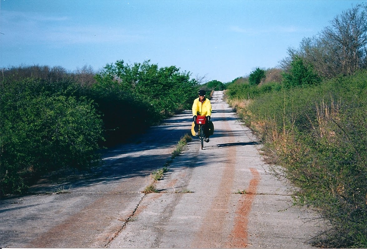 Riding on the original road was great